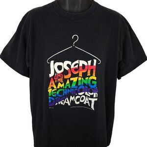 Joseph And The Amazing Technicolor Dreamcoat T Shirt Mens Size XL Vintage 90s